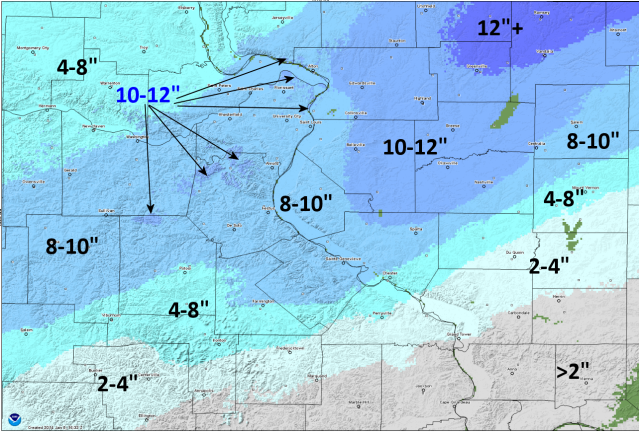January 2014: Colder and snowier than average | Missouri/S Illinois Weather Center Blog